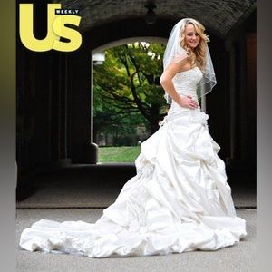 Brand new wedding dress with tags never worn! Size 8 maggie sottero ambrosia.